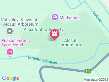 Alcsúti Arborétum Alcsútdoboz a térképen