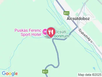 Puskás Akadémia Sport és Wellness Hotel étterme Alcsútdoboz a térképen