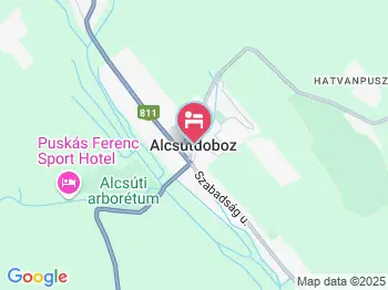 Puskás Akadémia Sport és Wellness Hotel Alcsútdoboz a térképen