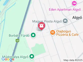 Borbála Fürdő Algyő a térképen