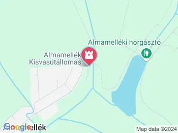 Almamelléki Állami Erdei Vasút Almamellék a térképen