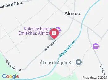 Kölcsey Ferenc Emlékház Álmosd a térképen