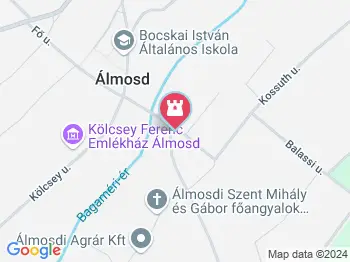 Kovácsműhely Álmosd a térképen