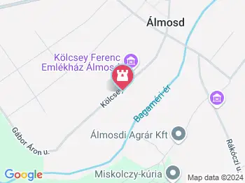 Post-Mail-Art Álmosd a térképen