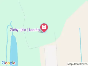 Zichy- (kis-) kastély Alsóbogát a térképen