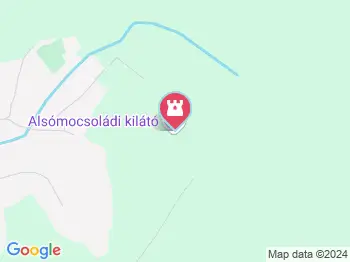 Alsómocsoládi kilátó Alsómocsolád a térképen