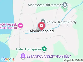Éjszakai csillagtúra Alsómocsolád a térképen