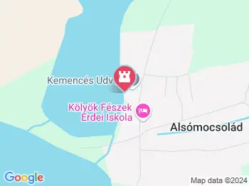 Erzsébet királyné Alsómocsolád a térképen