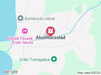 I. és II. világháborús emlékmű Alsómocsolád a térképen