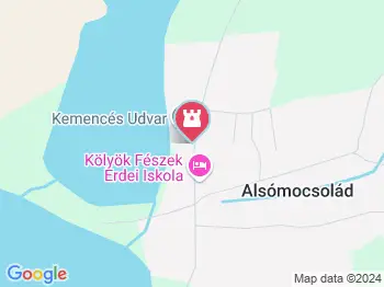 Rigac Jancsi Alsómocsolád a térképen