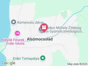 Vilma kisasszony Alsómocsolád a térképen