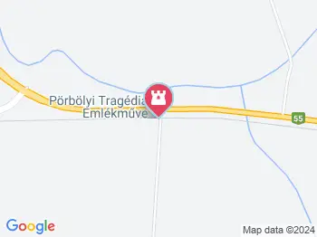Pörbölyi Tragédia Emlékműve Alsónyék a térképen