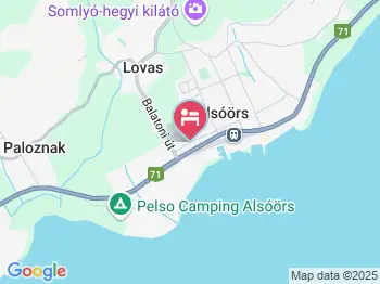 Alsóörsi Pihenőház Alsóörs a térképen