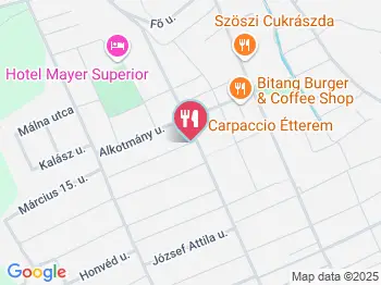 Carpaccio Étterem Alsóörs a térképen