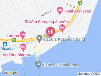 Fogas Bisztró Alsóörs a térképen