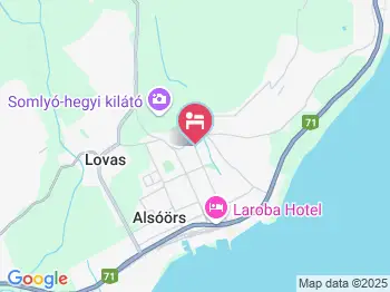 Gáspi Vendégház Alsóörs a térképen