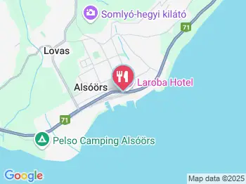 Hotel Laroba étterme Alsóörs a térképen