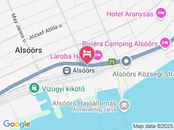 Hotel Laroba Alsóörs a térképen