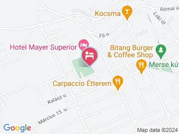 Hotel Mayer Superior Alsóörs a térképen