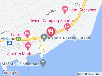 Karamell Cukrászda Alsóörs a térképen