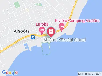 Községi strand, Alsóörs Alsóörs a térképen