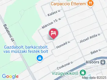 Loncnéni Háza Alsóörs a térképen