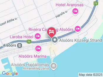 Northside Hotel Alsóörs a térképen