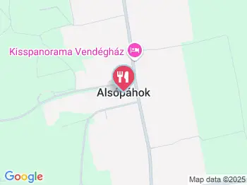AzÉn Anyósom Alsópáhok a térképen