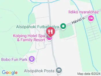 Bobó Kávézó Alsópáhok a térképen