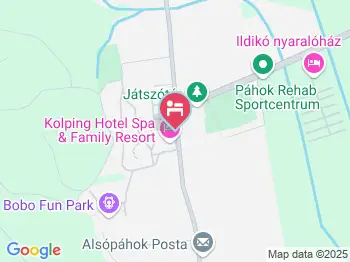 Kolping Holiday Resort Alsópáhok a térképen