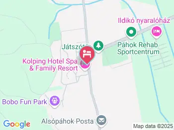 Kolping Family Resort Alsópáhok a térképen