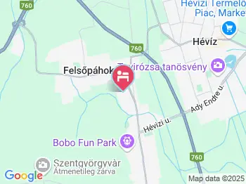 Villa-Erika Apartman Alsópáhok a térképen
