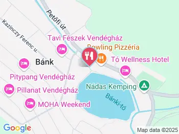 Cser-tó Alsópetény a térképen