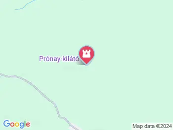 Prónay-kilátó Alsópetény a térképen