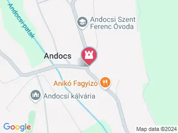 Mária-ruhák Múzeuma Andocs a térképen