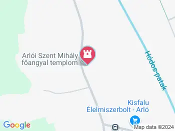 Arlói Szent Mihály főangyal templom Arló a térképen