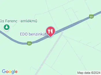 EDO benzinkút büféje Ásotthalom a térképen