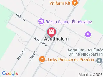 Hírhozó Angyal Ásotthalom a térképen