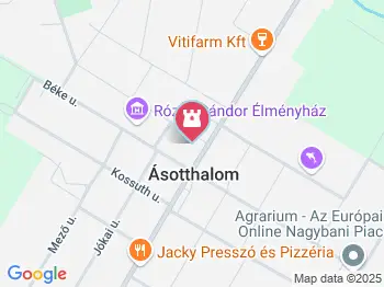 Horogszegi Szilágyi Mihály Ásotthalom a térképen