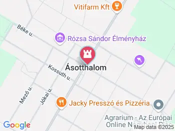 Rongyos Gárda-emlékmű Ásotthalom a térképen