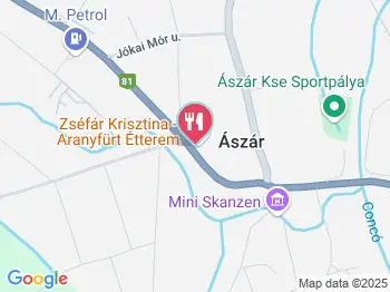 Aranyfürt Vendéglő Ászár a térképen