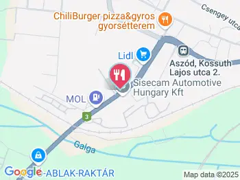 Aredo Étterem & Kávézó Aszód a térképen