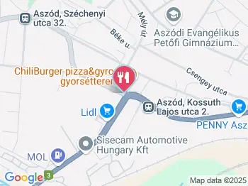 Coffee Eliot Aszód a térképen