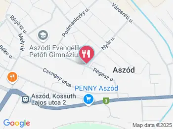 Fesztivál Kávézó Aszód a térképen