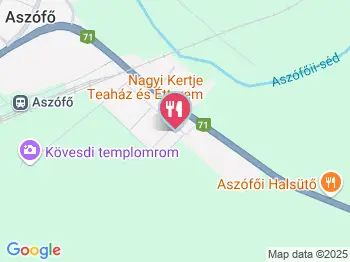 Nagyi Kertje Teaház & Étterem Aszófő a térképen