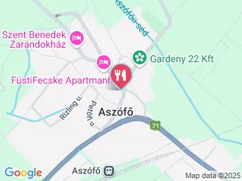 Szálka Bisztró Aszófő a térképen