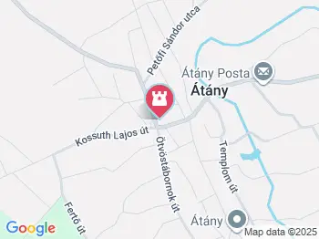 Kakas Ház Átány a térképen