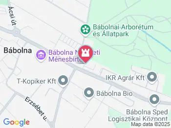 Bábolna Nemzeti Ménesbirtok Bábolna a térképen