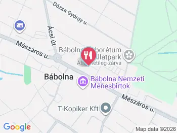 Csikó és Kemence Bábolna a térképen