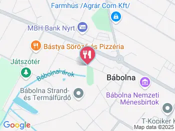 Gustaiolo Étterem Bábolna a térképen